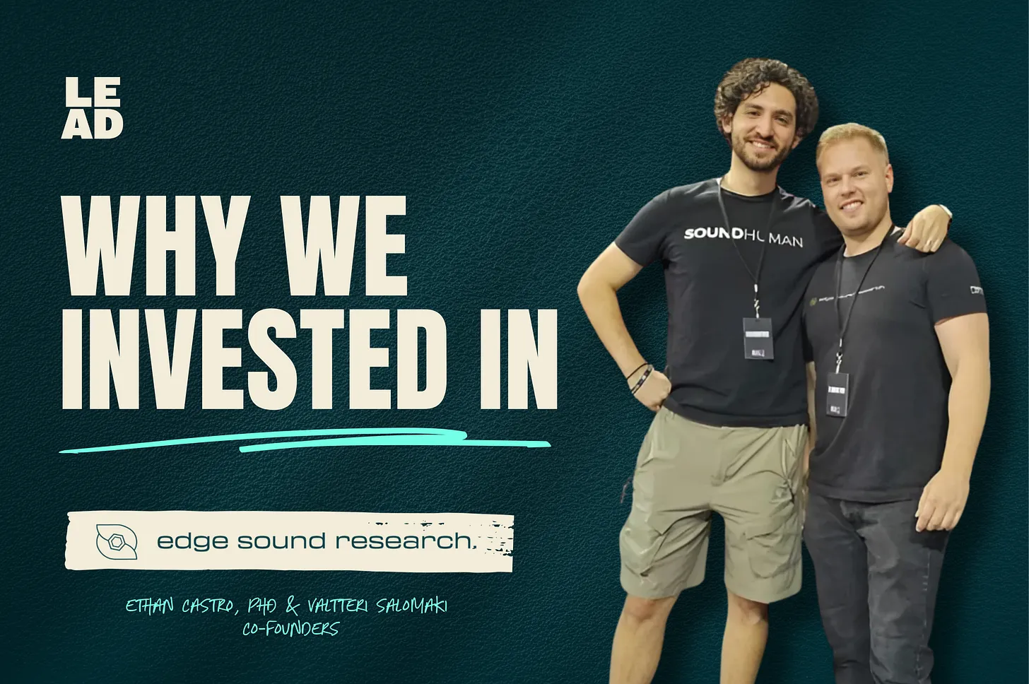 Why We Invested in Edge Sound Research
